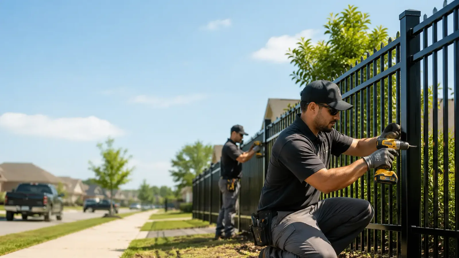 Metal Fence Installation in Bloomingdale, IN